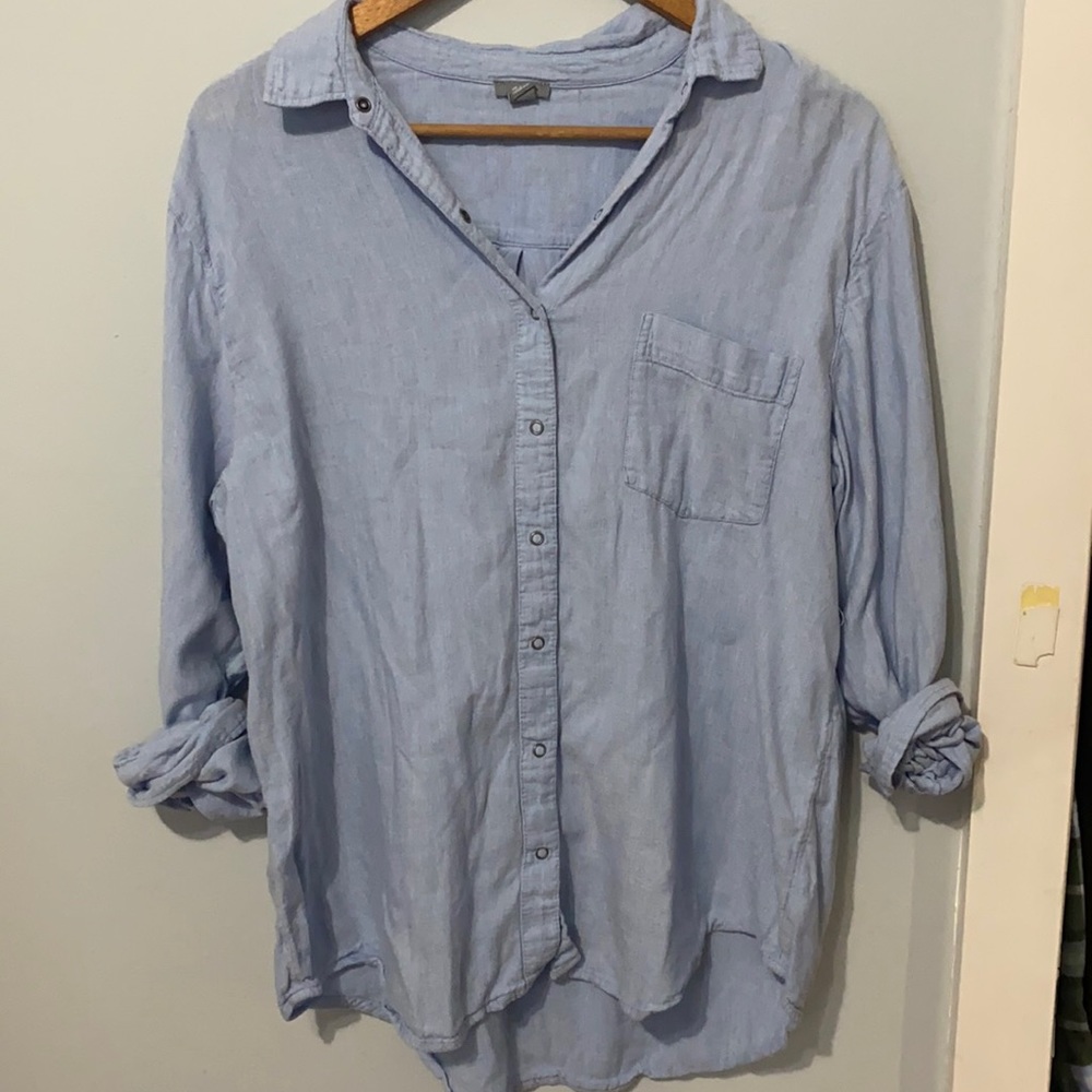 Aerie Snap Button Down